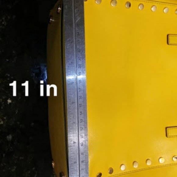 Authentic Yellow Michael Kors Bag and Wallet - Picture 8 of 15